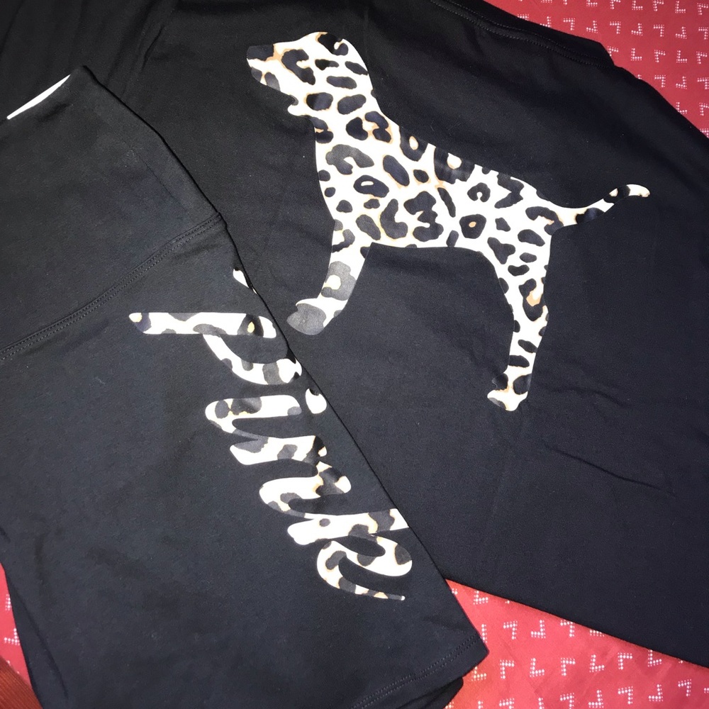 PINK leopard set